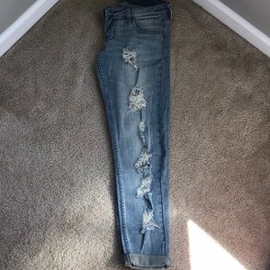 Relaxed Boyfriend Sts Blue Jeans